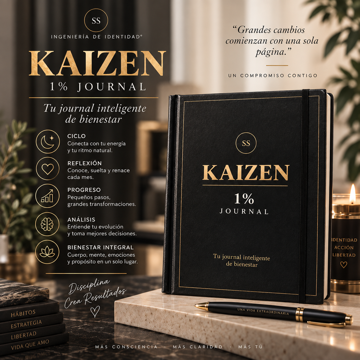 Kaizen 1% Journal — Acceso de por vida